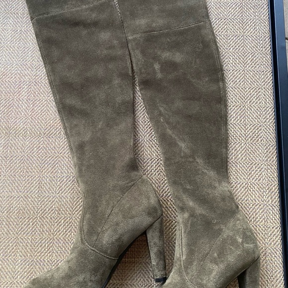 - Kaitlyn pan olive green knee boots new 7 - Picture 6 of 14